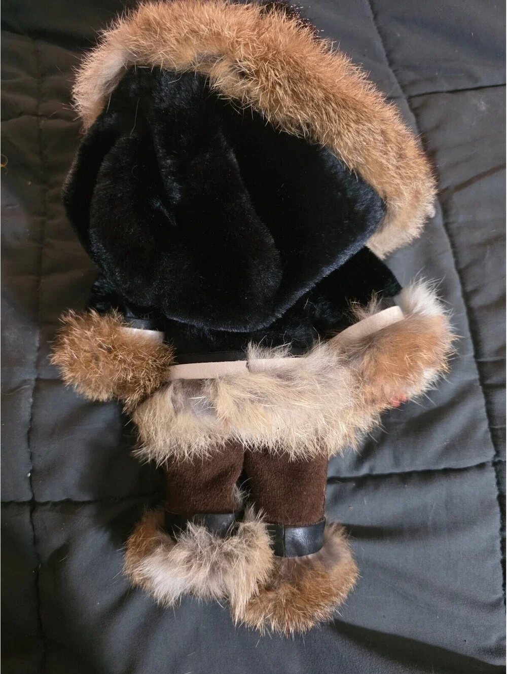 Vintage Eskimo Style Fashion Doll with Fur Trimmed Outfit